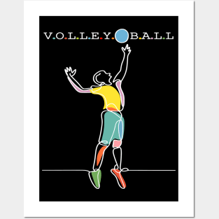 Volleyball Sport Posters and Art